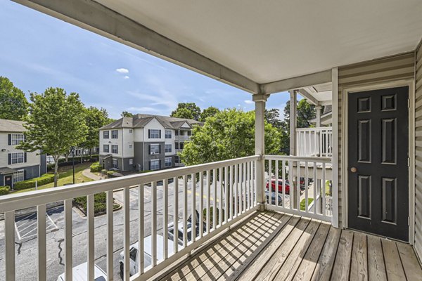 patio at Monterey Village Apartments