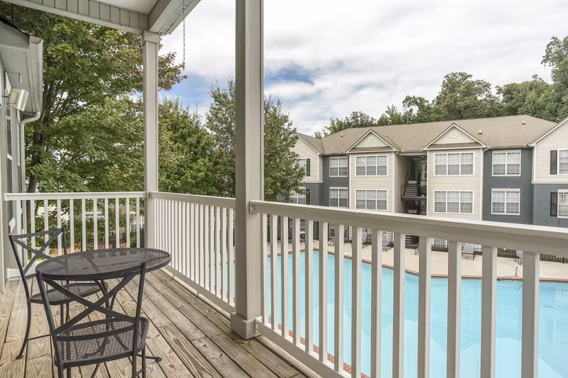 patio at Monterey Village Apartments