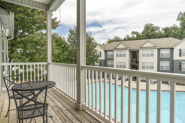 patio at Monterey Village Apartments