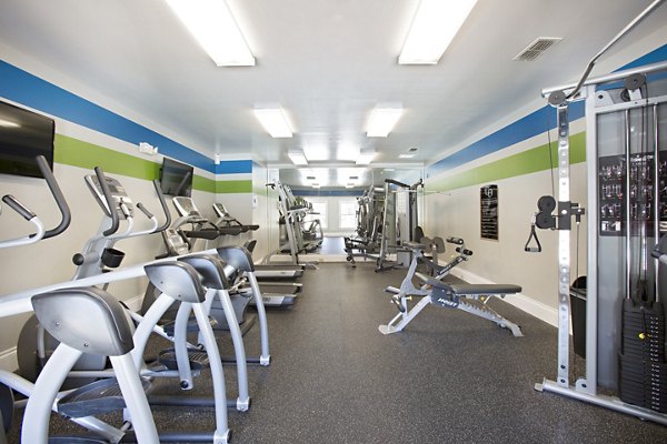 fitness center at Peachtree Landing