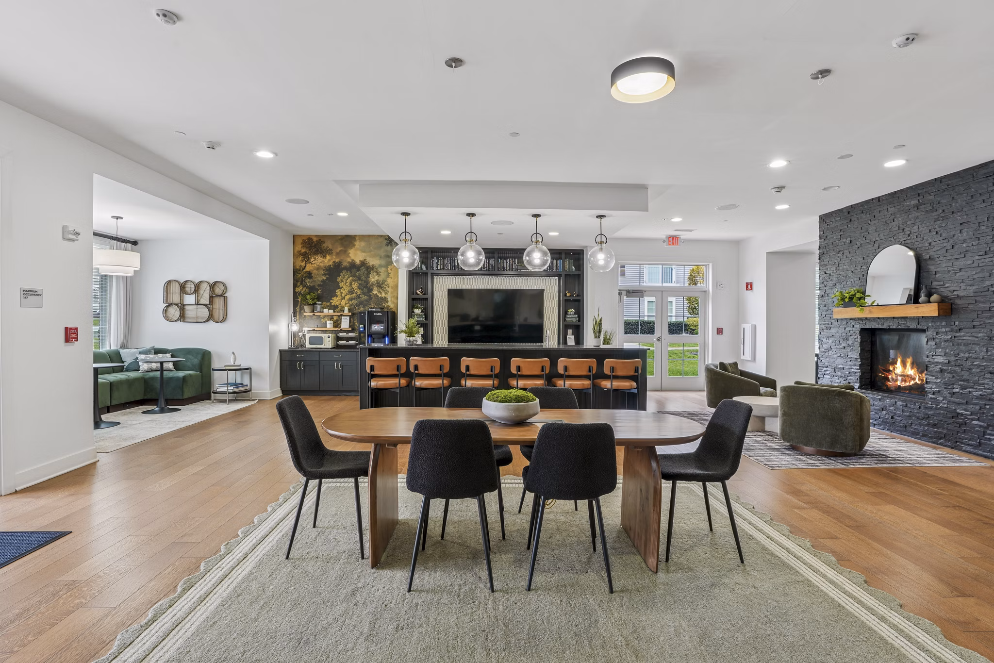 Clubhouse/Lobby at Parc Westborough Apartments