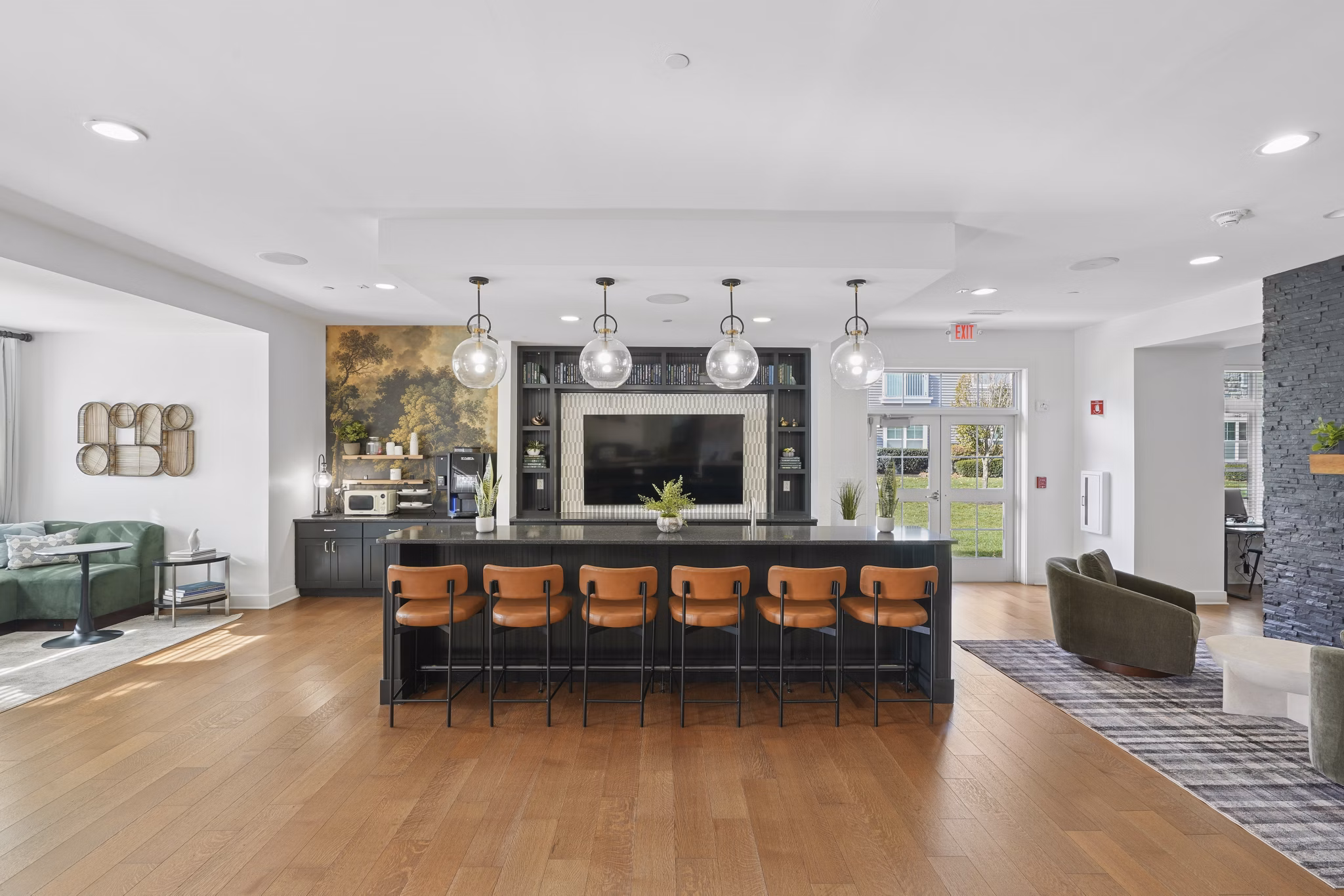 Clubhouse/Lobby at Parc Westborough Apartments