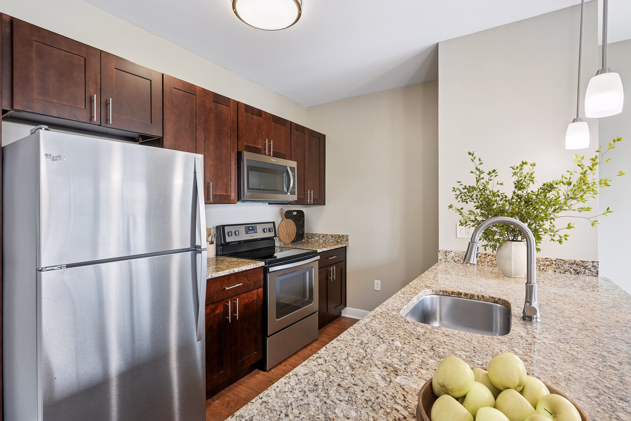 kitchen at Parc Westborough Apartments
