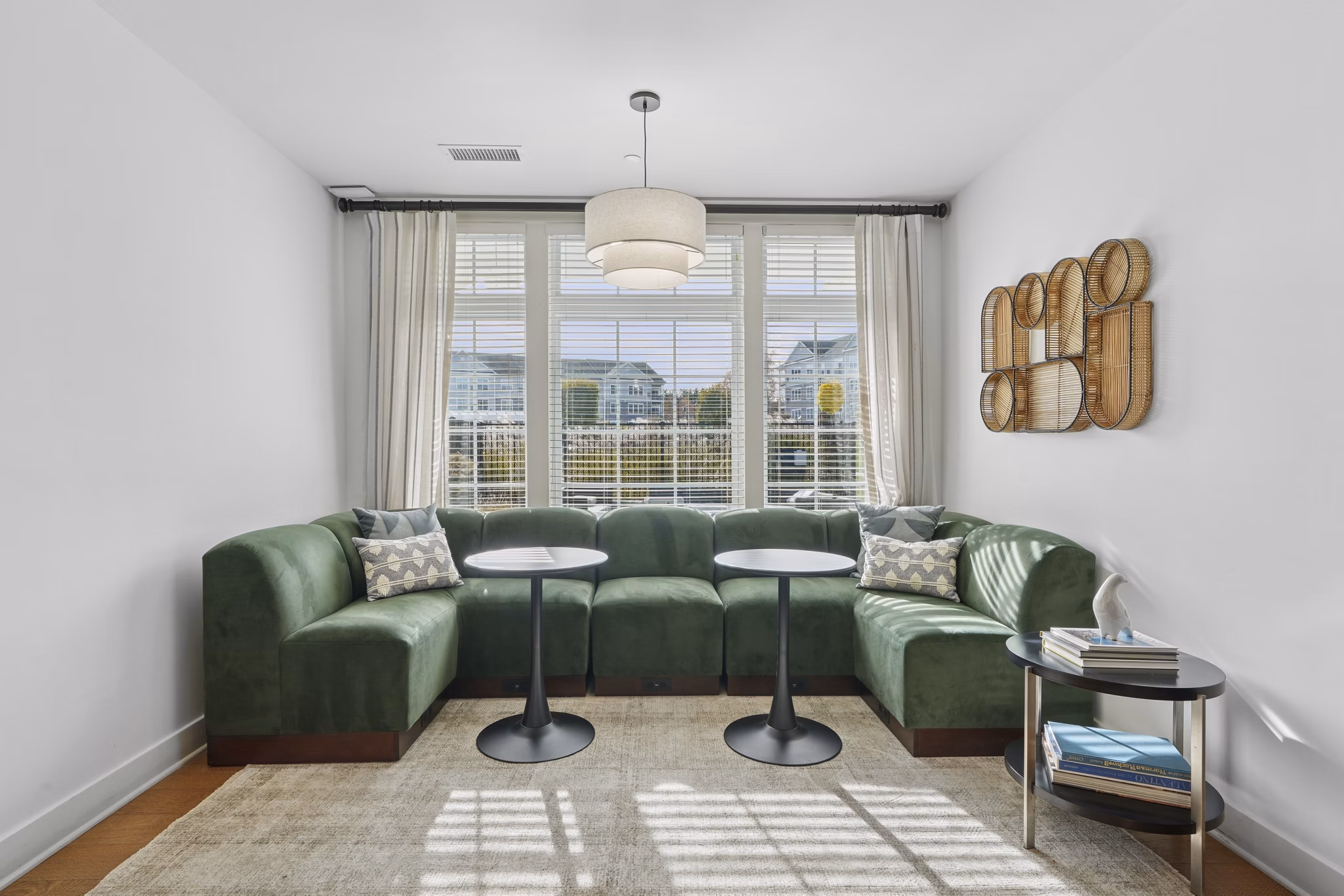 Living Room at Parc Westborough Apartments