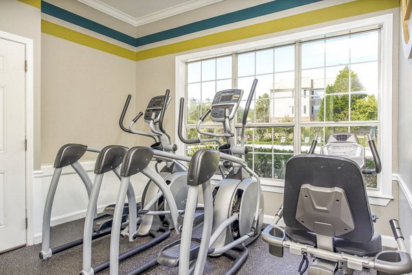 fitness center at Eastwood Village Apartments