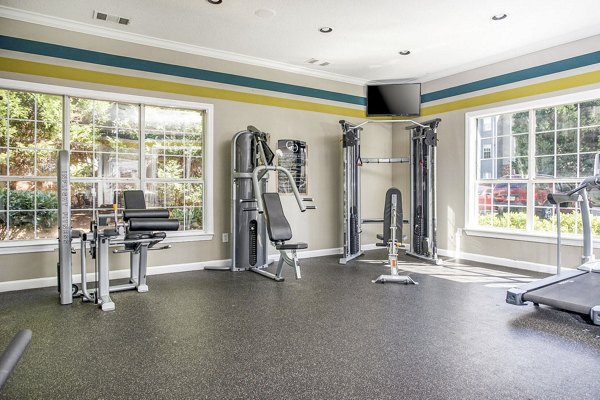 fitness center at Eastwood Village Apartments