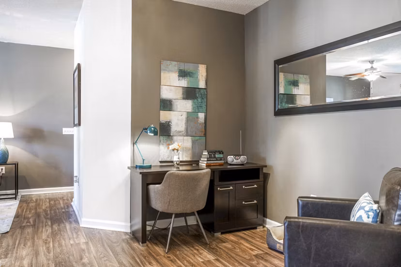 home office at Eastwood Village Apartment