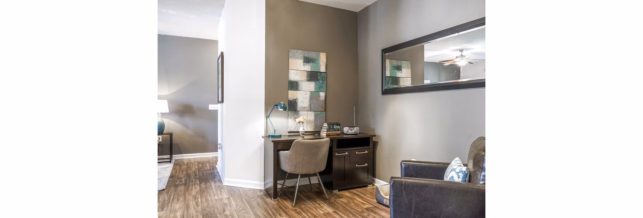 home office at Eastwood Village Apartment