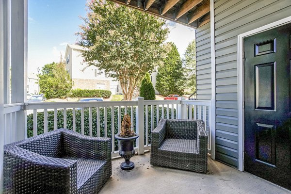 patio/balcony at Eastwood Village Apartments