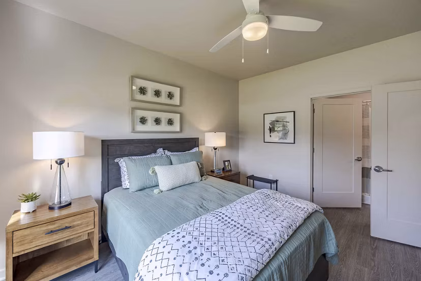 bedroom at Ovation Apartments