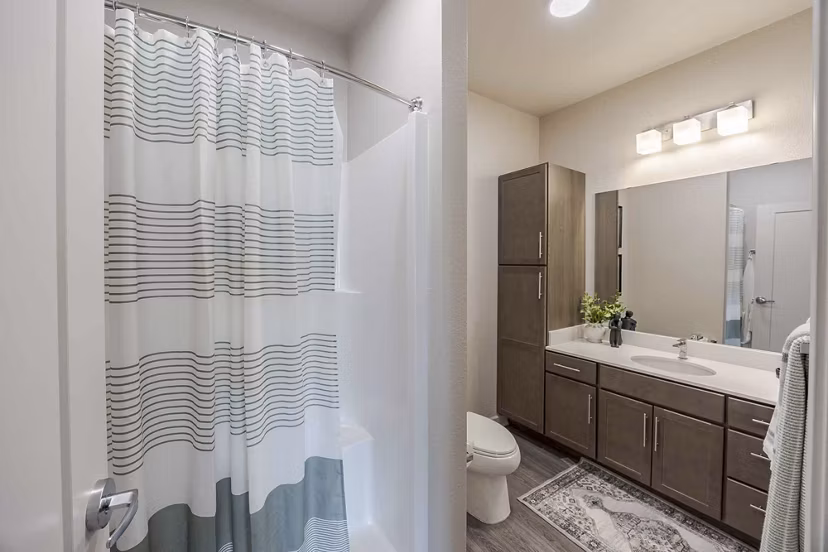 bathroom at Ovation Apartments