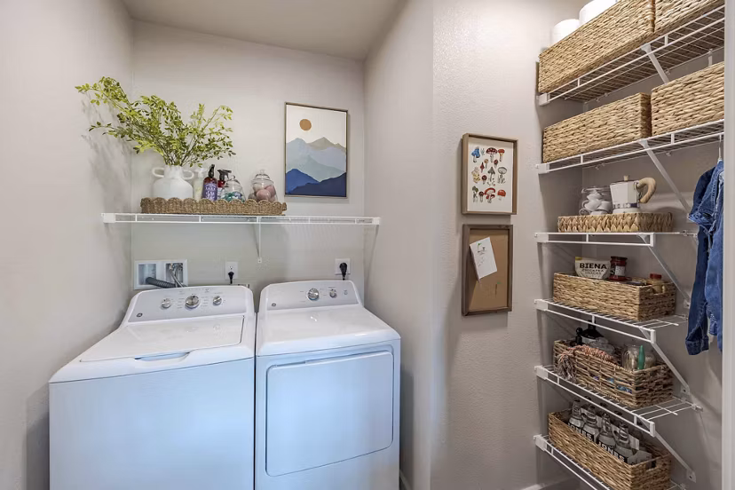 laundry room at Ovation Apartments