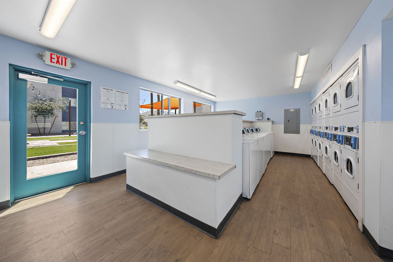 Laundry room at The Halifax