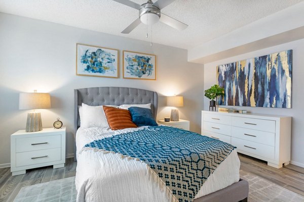 bedroom at Newport Apartments
