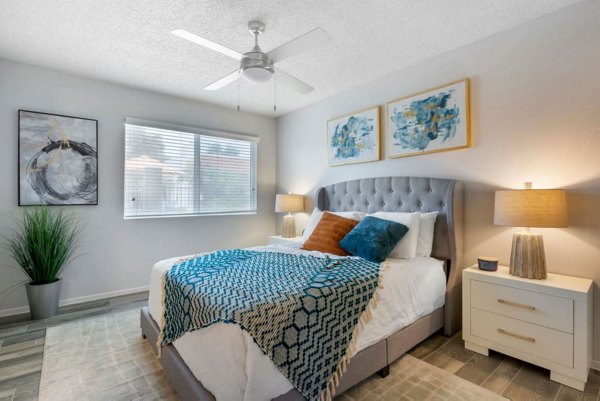 bedroom at Newport Apartments
