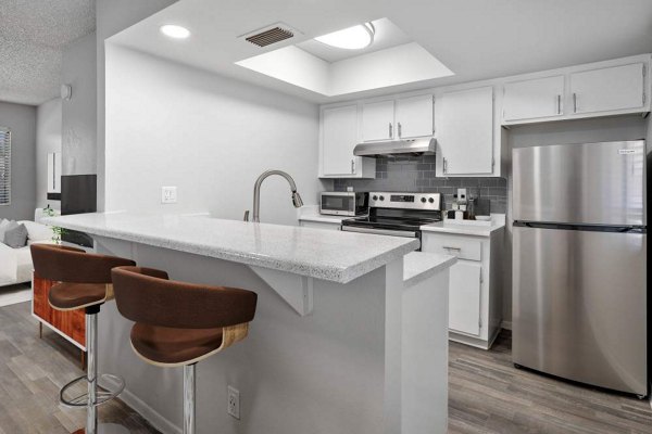 kitchen at Newport Apartments