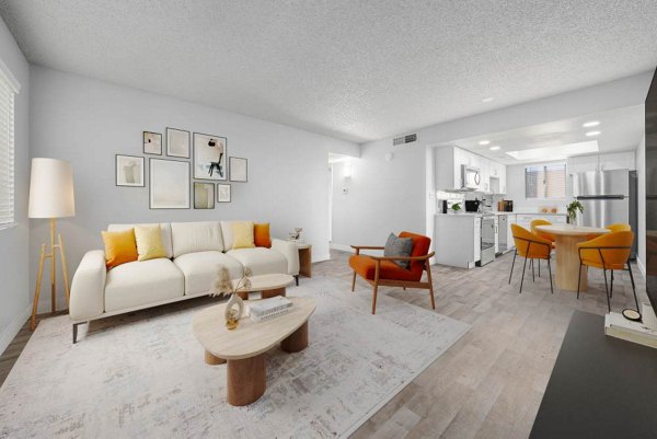 living room at Newport Apartments