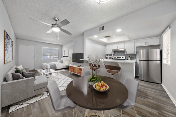 living room at Newport Apartments 