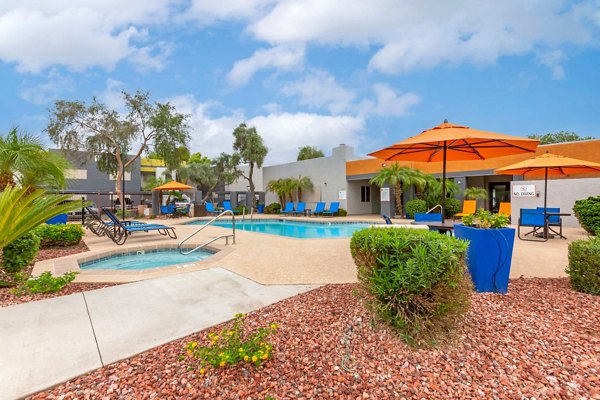 pool at Newport Apartments