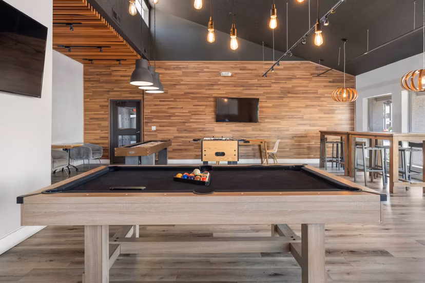 clubhouse at Station 21 Apartments