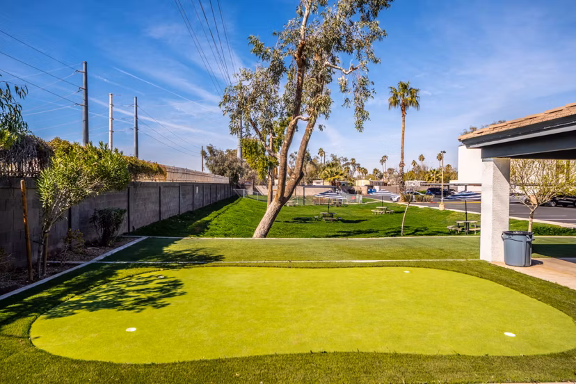 Recreational Area at Station 21 Apartments
