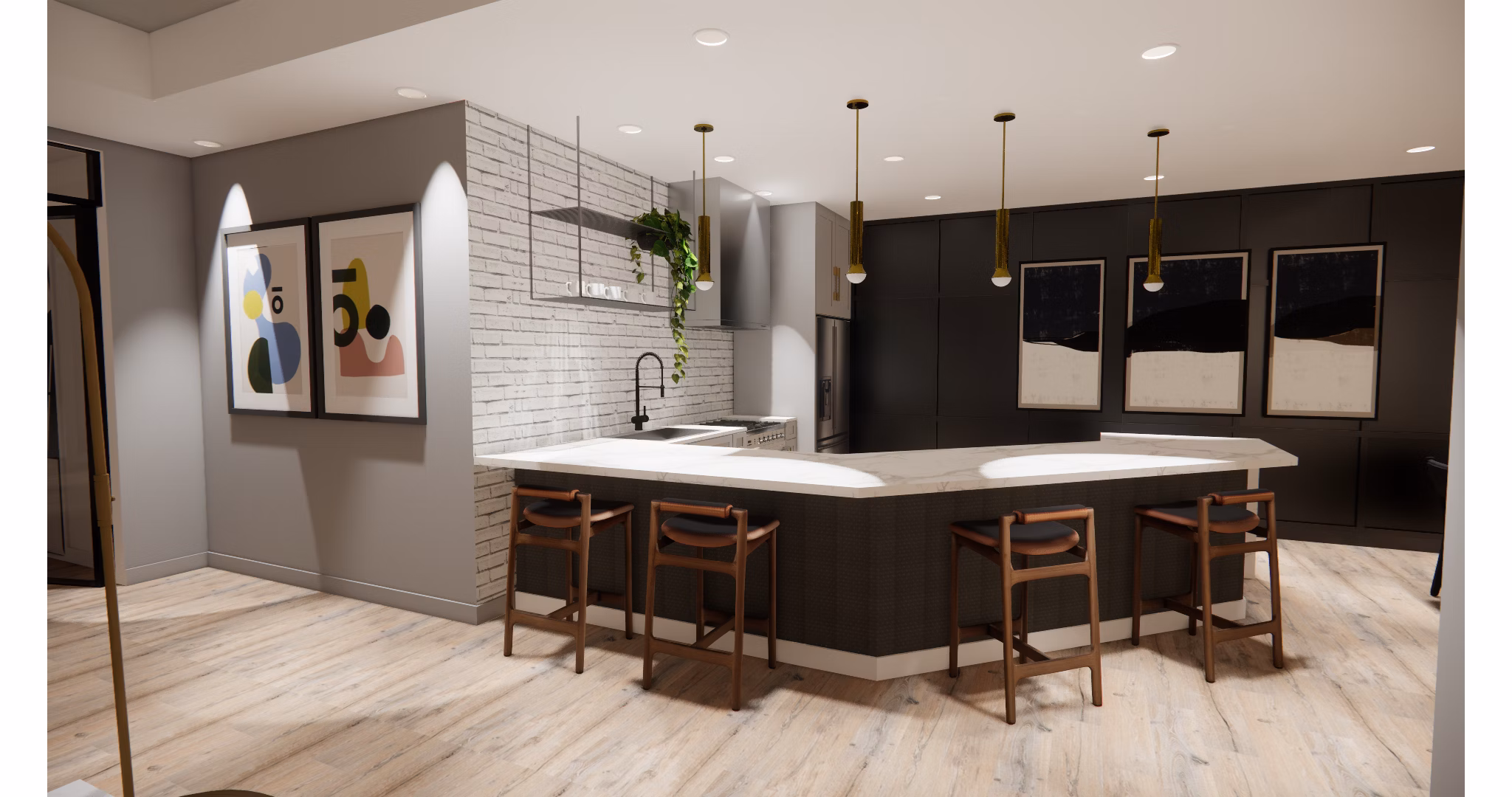 rendering at Apex Newbury Apartments 