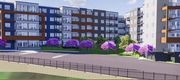 rendering at Apex Newbury Apartments