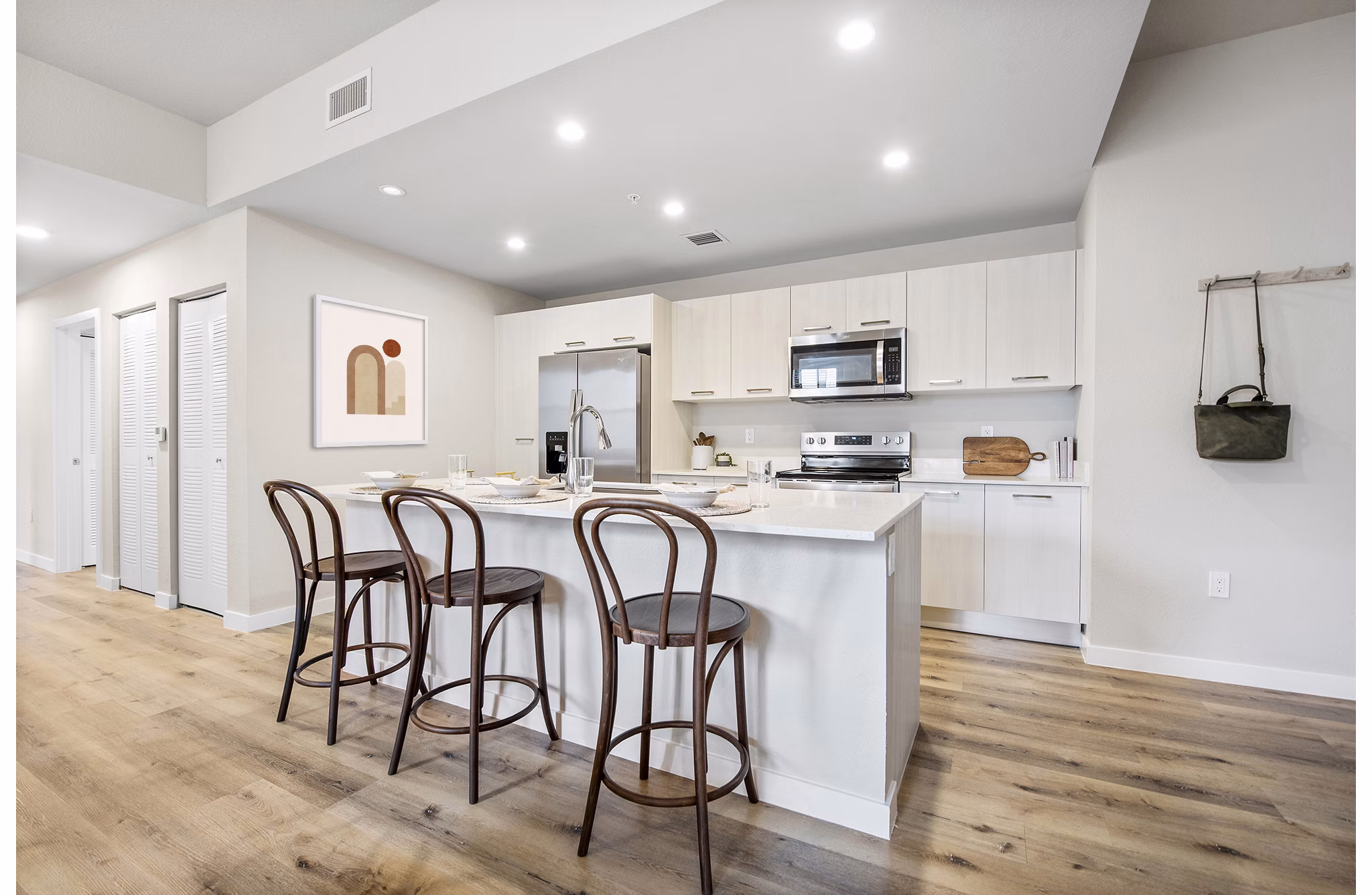 kitchen at Natura Gardens Apartments 