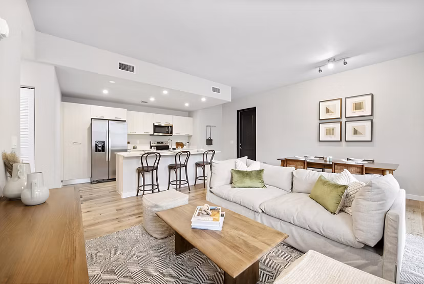living room at Natura Gardens Apartments 