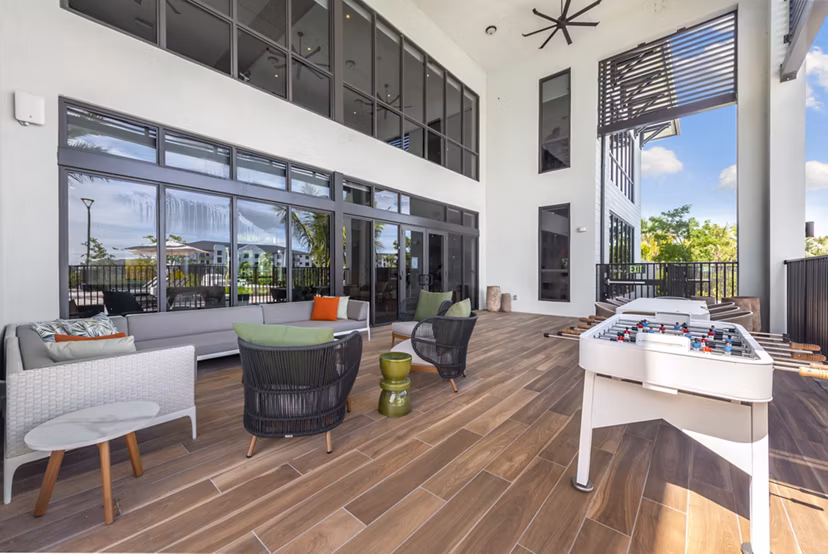 patio at Natura Gardens Apartments 
