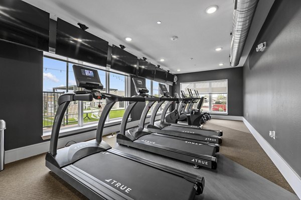 fitness center at North Park Landing Apartments 