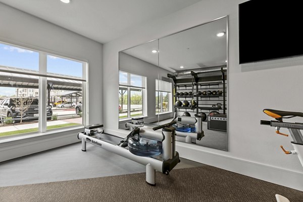 fitness center at North Park Landing Apartments 
