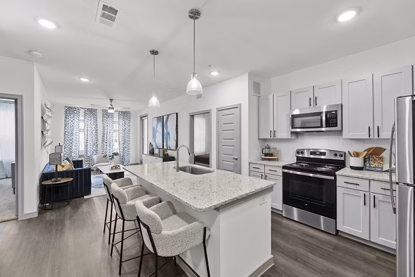 kitchen at North Park Landing Apartments 