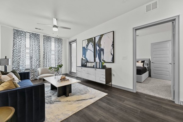 living room at North Park Landing Apartments 