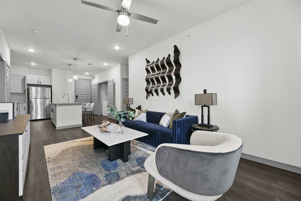 living room at North Park Landing Apartments 