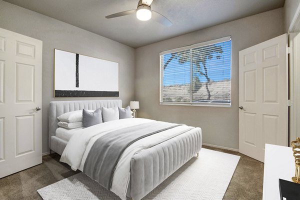 bedroom at The Catherine Apartments