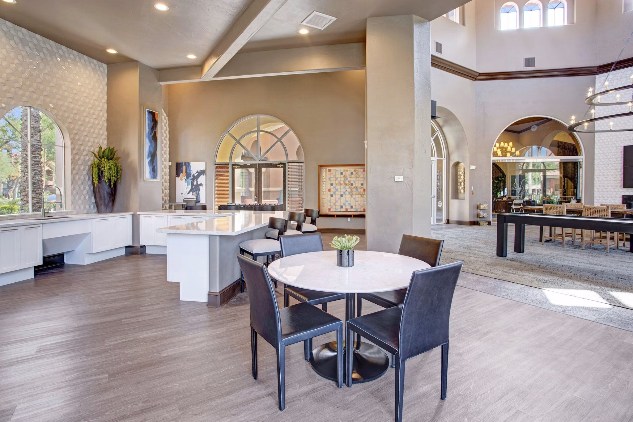 clubhouse at The Academy Apartments