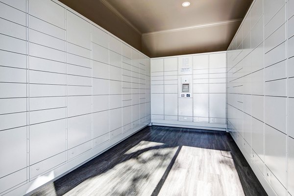 parcel pickup lockers at The Academy Apartments