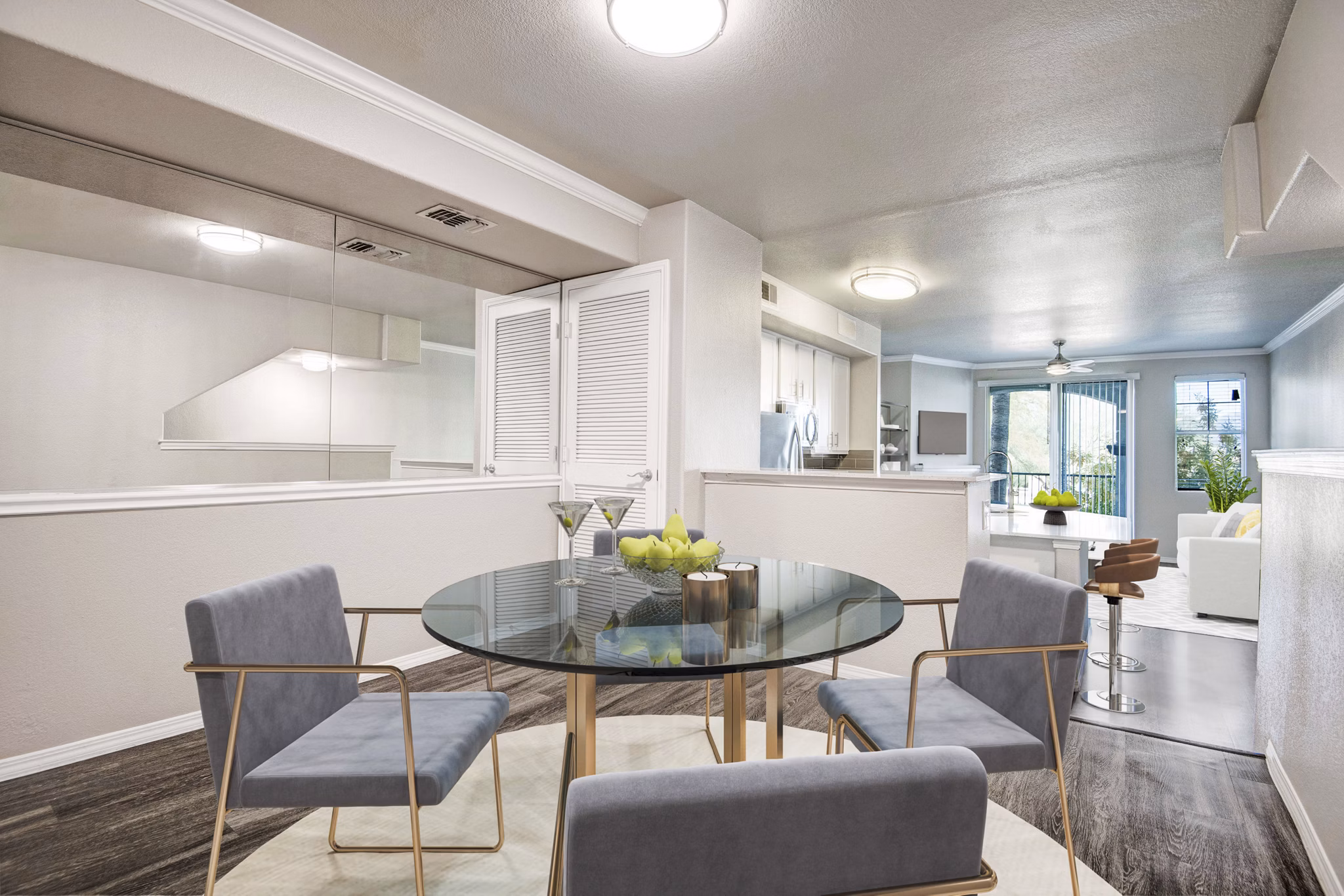 dining room at The Catherine Apartments
