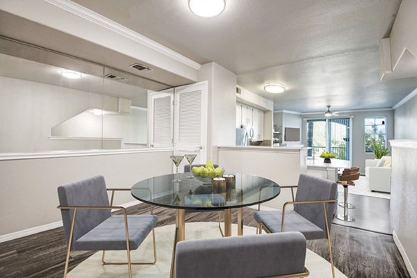 dining room at The Catherine Apartments