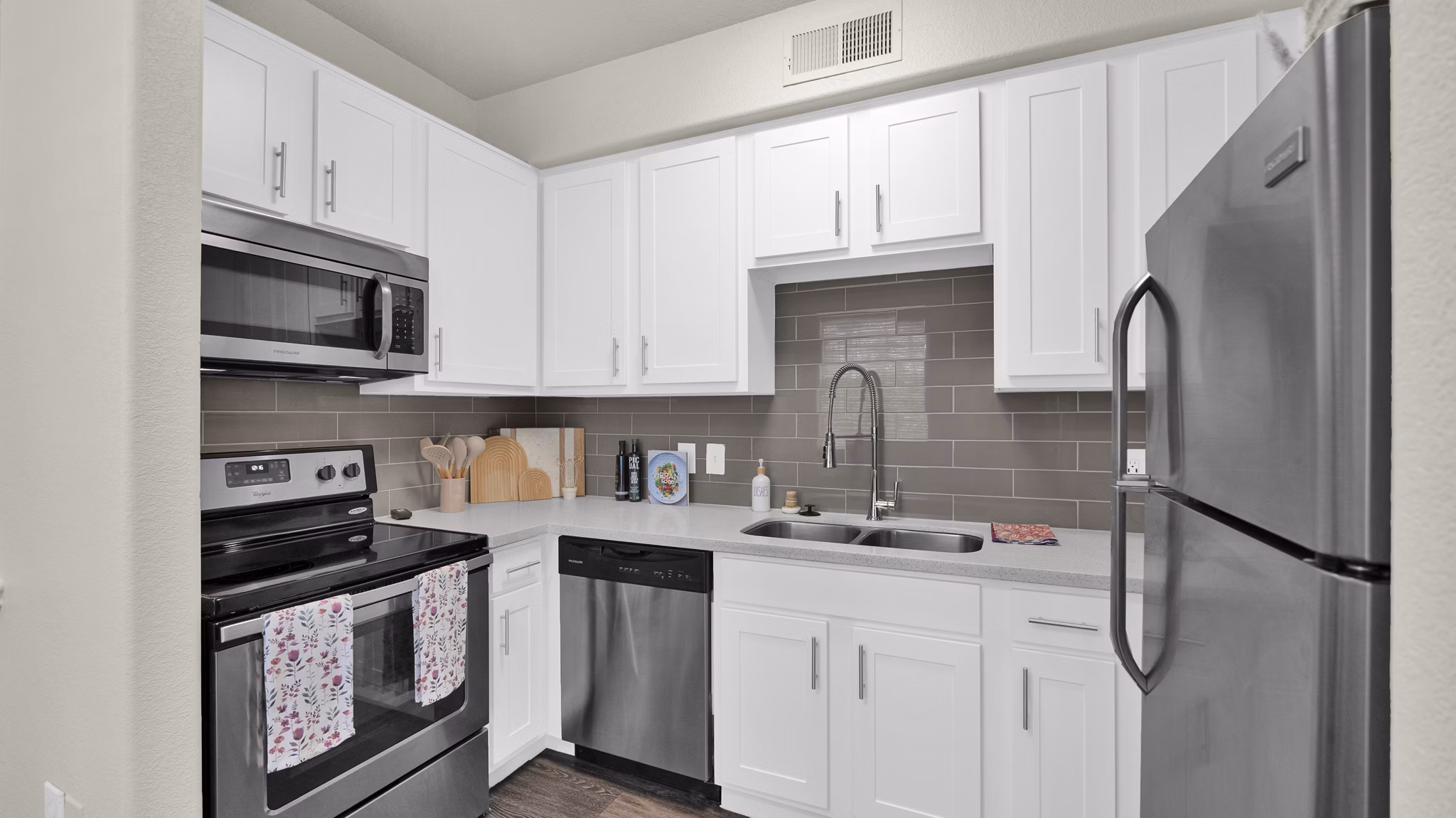 kitchen at The Catherine Apartments