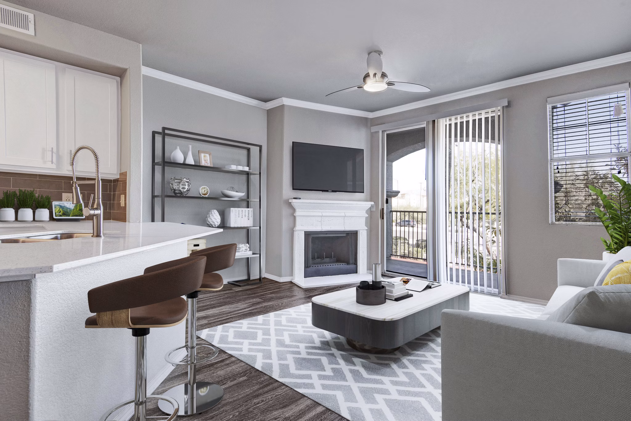 living room at The Catherine Apartment