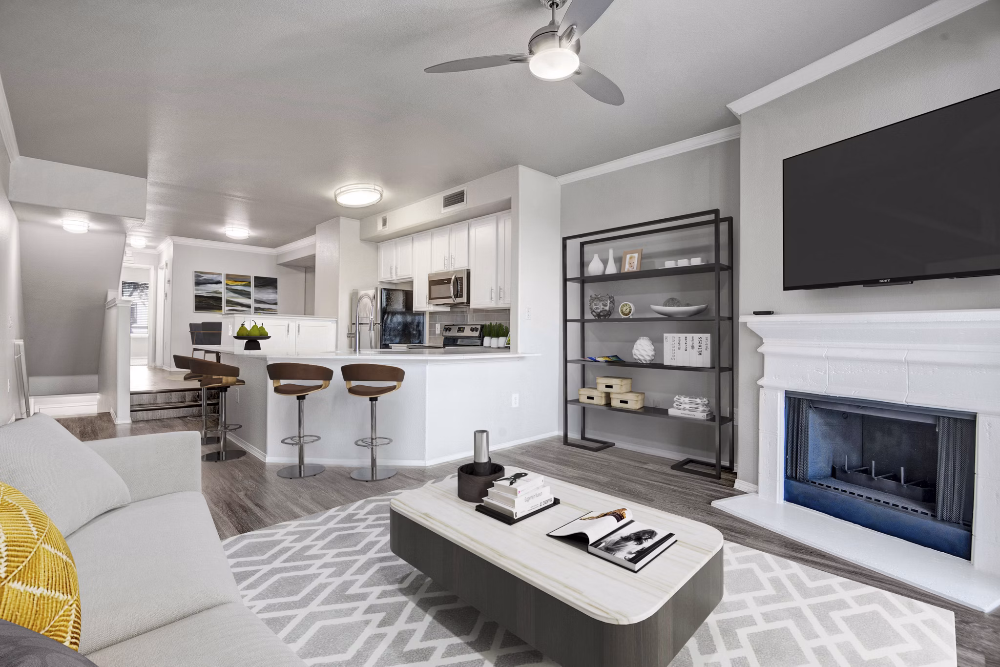 living room at The Catherine Apartment