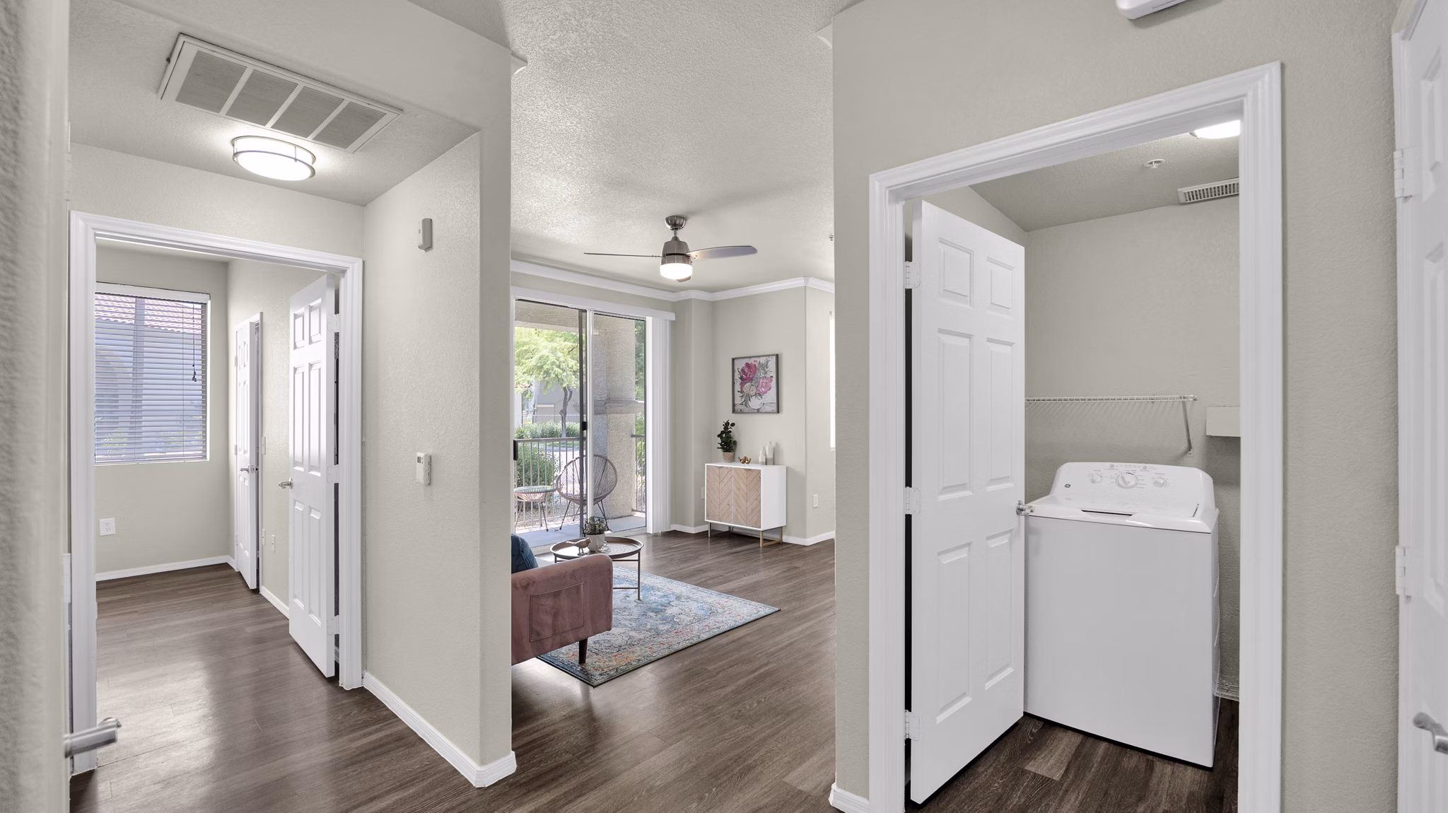 laundry room at The Catherine Apartments