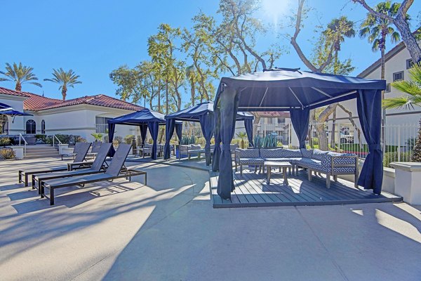 pool patio at The Catherine Apartments
