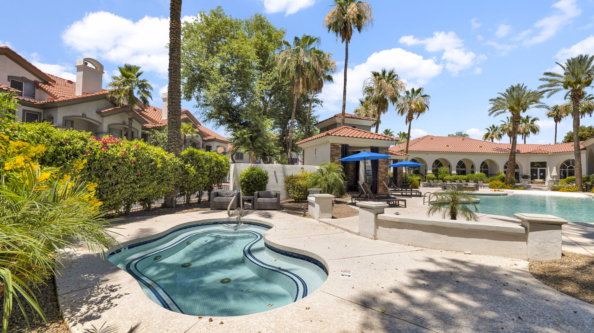 pool at The Catherine Apartments
