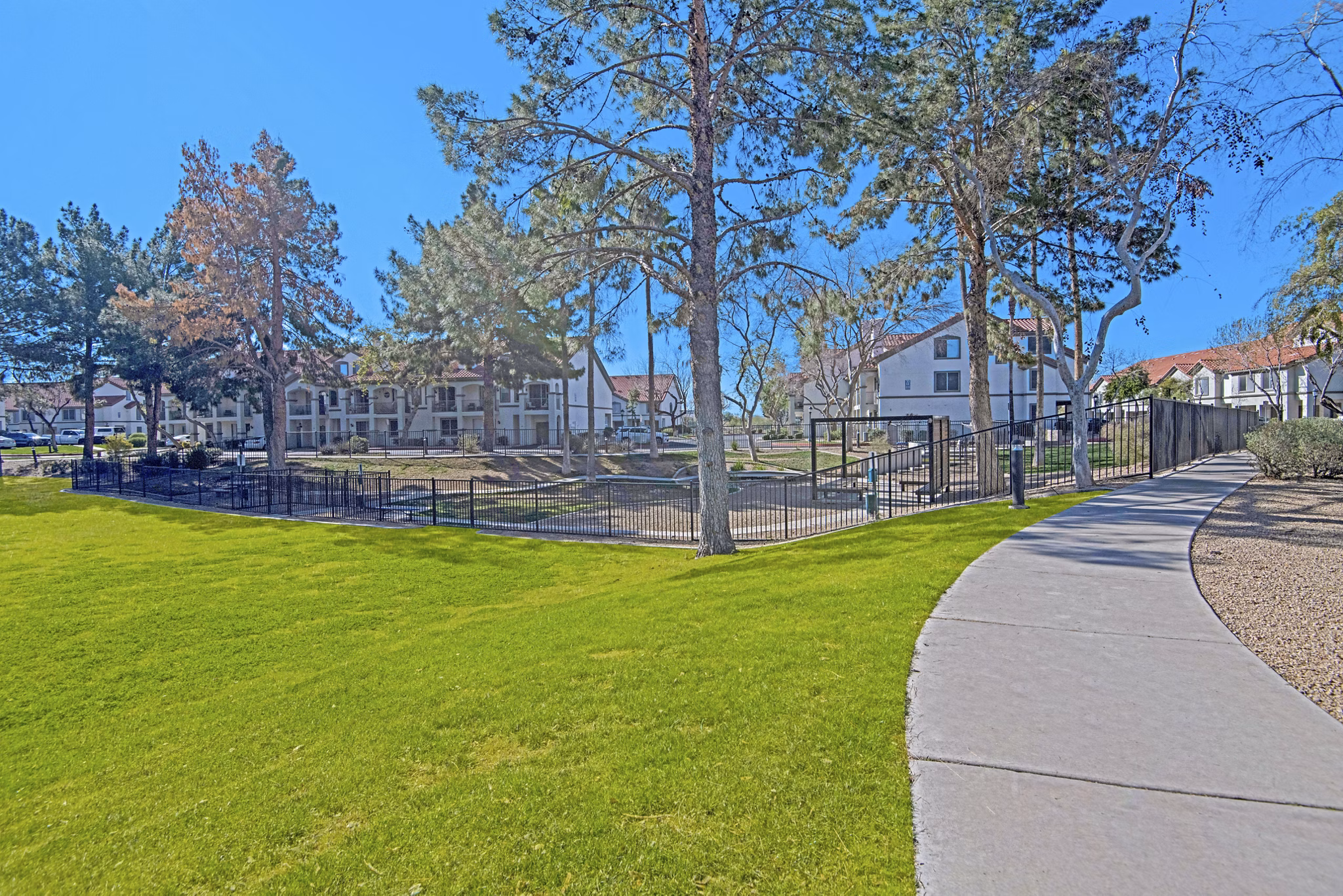 dog park at The Catherine Apartments