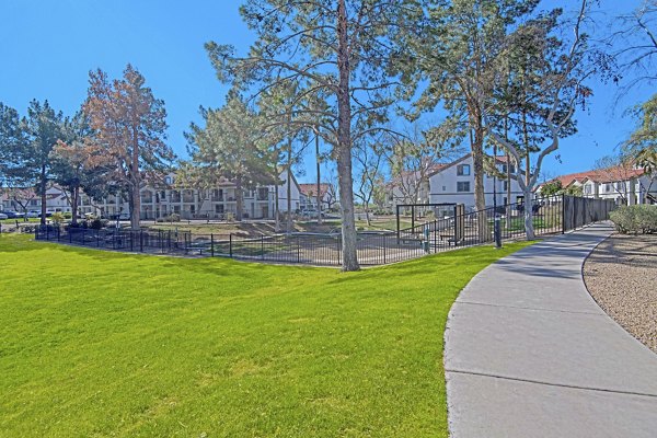 dog park at The Catherine Apartments