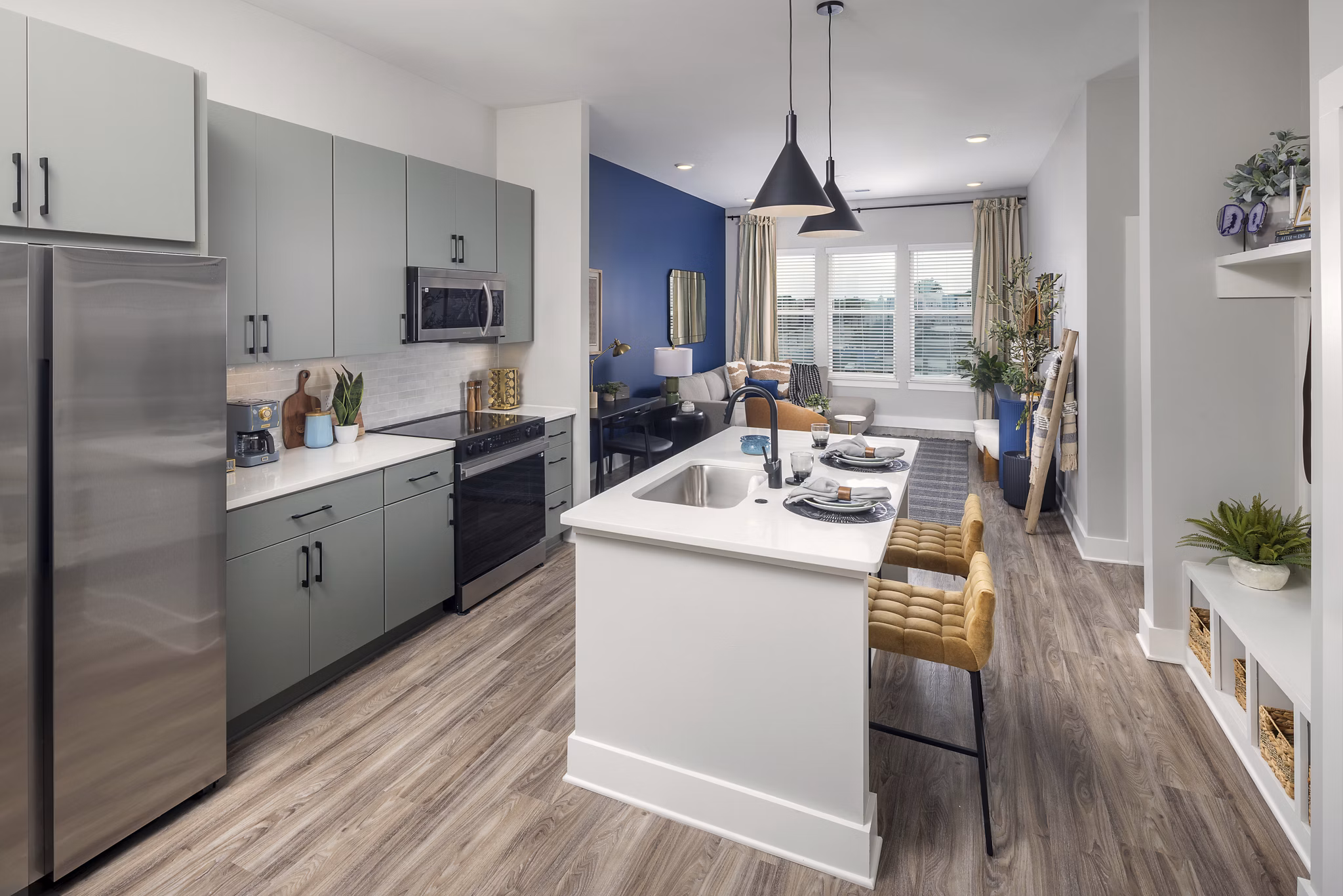 kitchen at Broadstone West End Apartments 