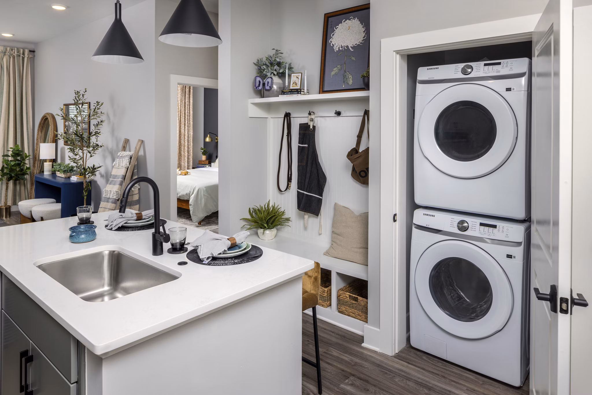 laundry facility at Broadstone West End Apartments 